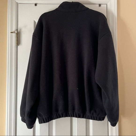 SOLD | Vintage Guinness Black Fleece Zip-Up Jacket - Picture 4 of 9